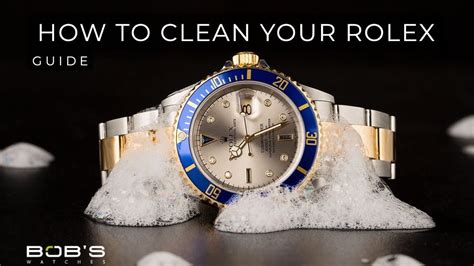 how to clean my two tone rolex|how to clean Rolex.